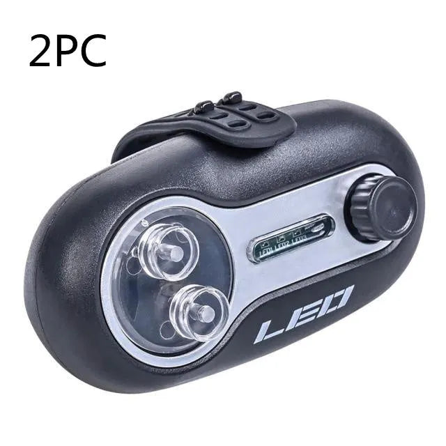 Telescopic fishing rod alarm with automatic signal induction lamp for night fishing