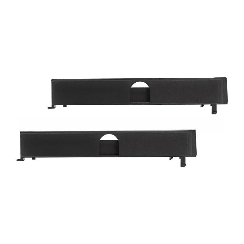 PS4 Pro hard drive bottom cover replacement part with baffle block strip in black