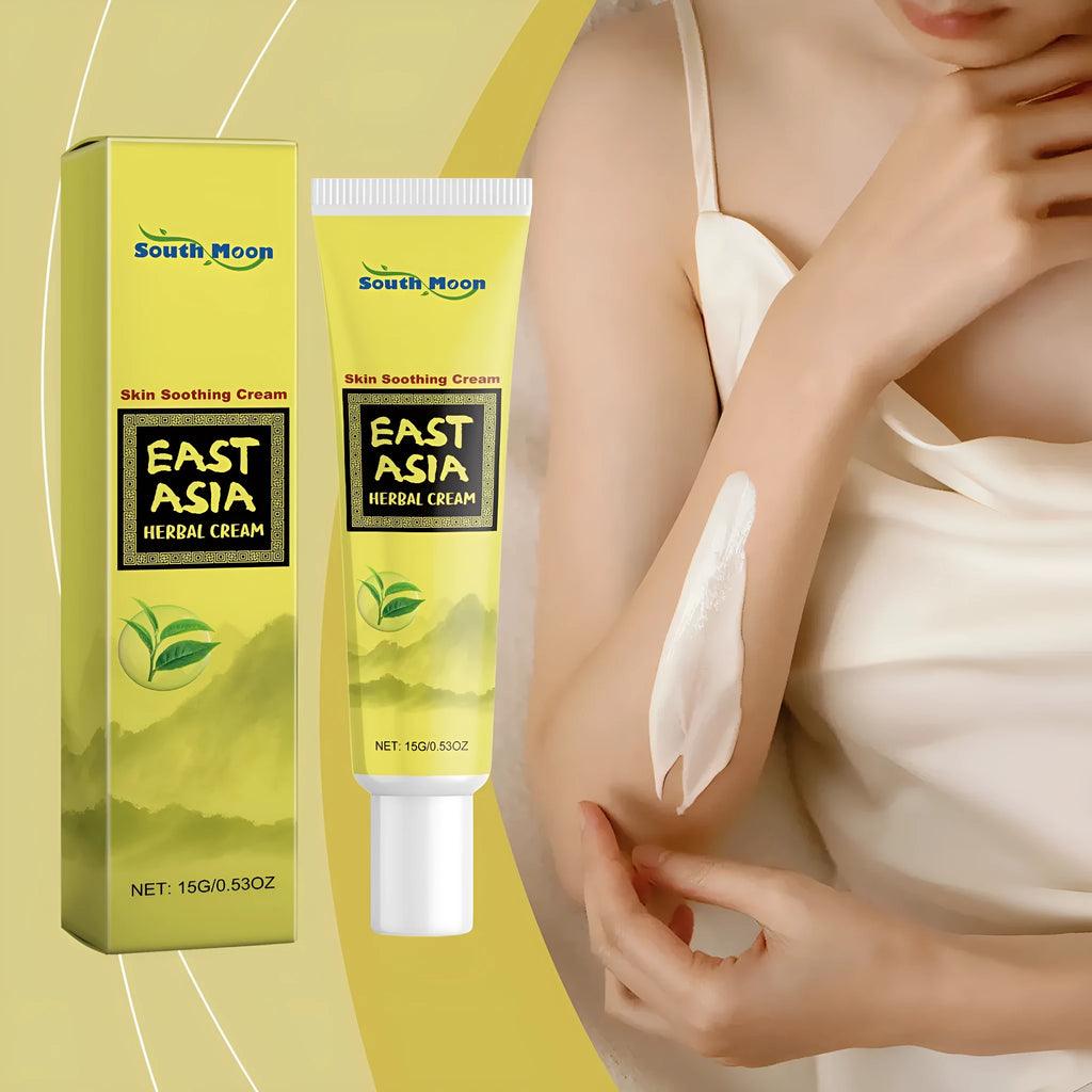 15g container of herbal moisturising cream with tea tree oil and Centella asiatica.