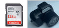 Black Y3000 HD outdoor sports camera with small display screen on compact body.