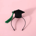 Veterinary doctor's degree hair band and bow tie set for small pets in British style
