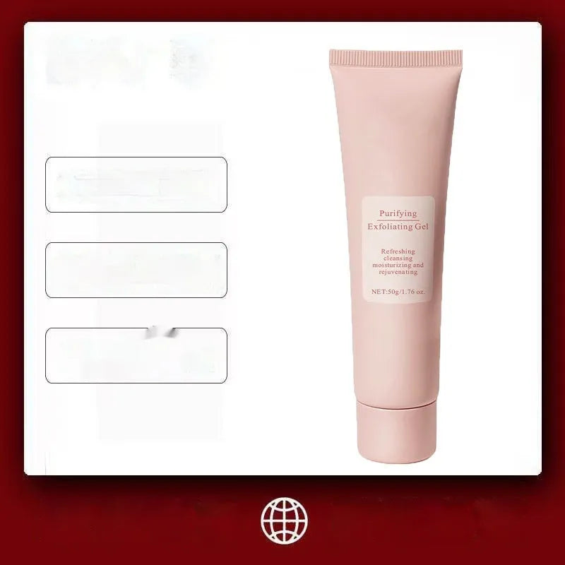 Moisturising facial exfoliating gel scrub in 132g packaging for universal skin types