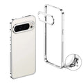Aluminium alloy phone case for Google Pixel 9 with half-pack design and lens protection case