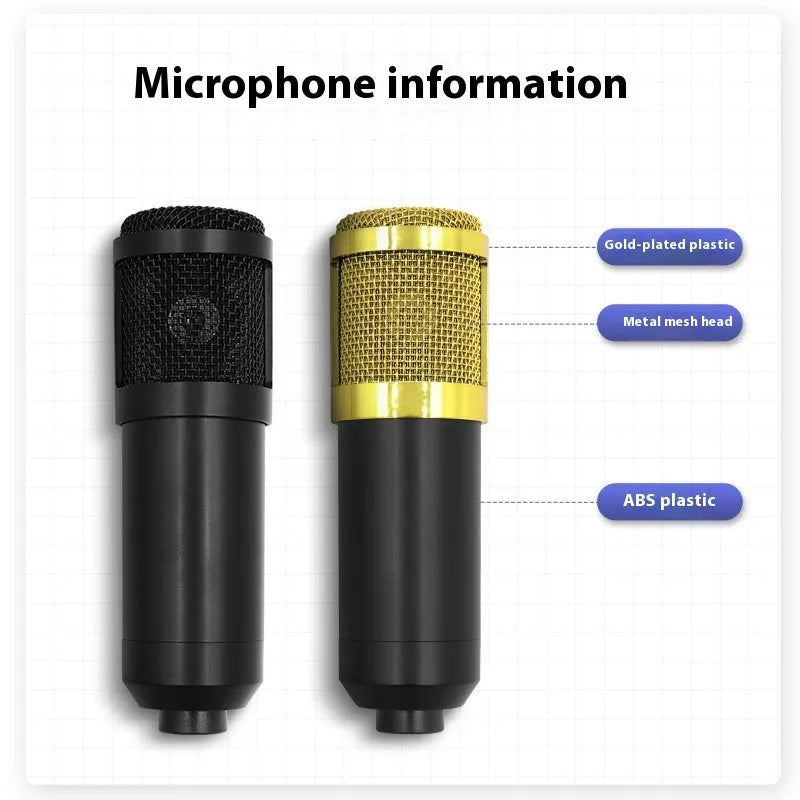 BM800 capacitor microphone set with cantilever bracket for wireless mobile phone recording
