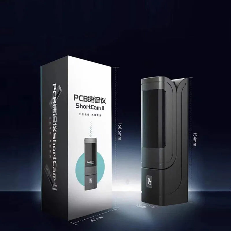 Black USB mobile phone diagnostic instrument for mainboard testing in telecommunication repair
