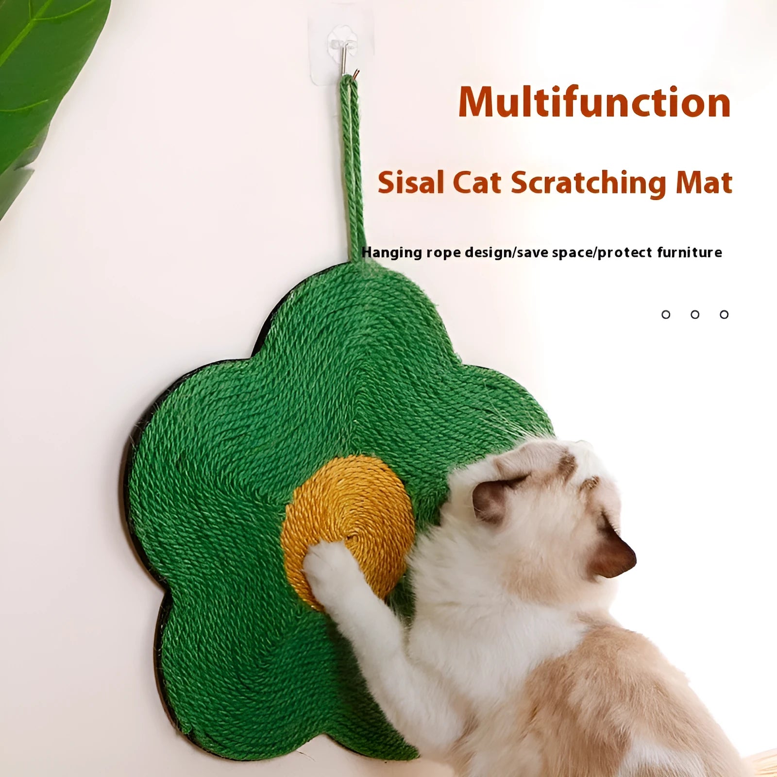 Sisal cat scratching board in a choice of animal and floral colour patterns.