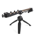 Aluminium alloy ice fishing triangle rod holder tripod bracket on ice.