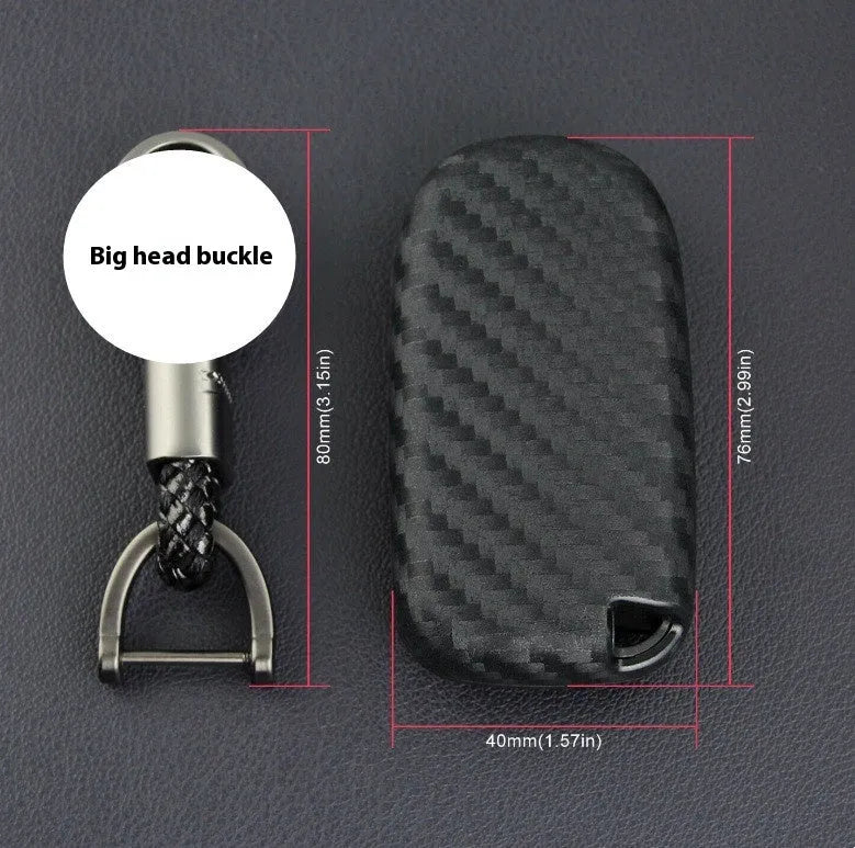 Flexible silicone protective case for Dodge Chrysler Fiat remote car key fob in single bag style.