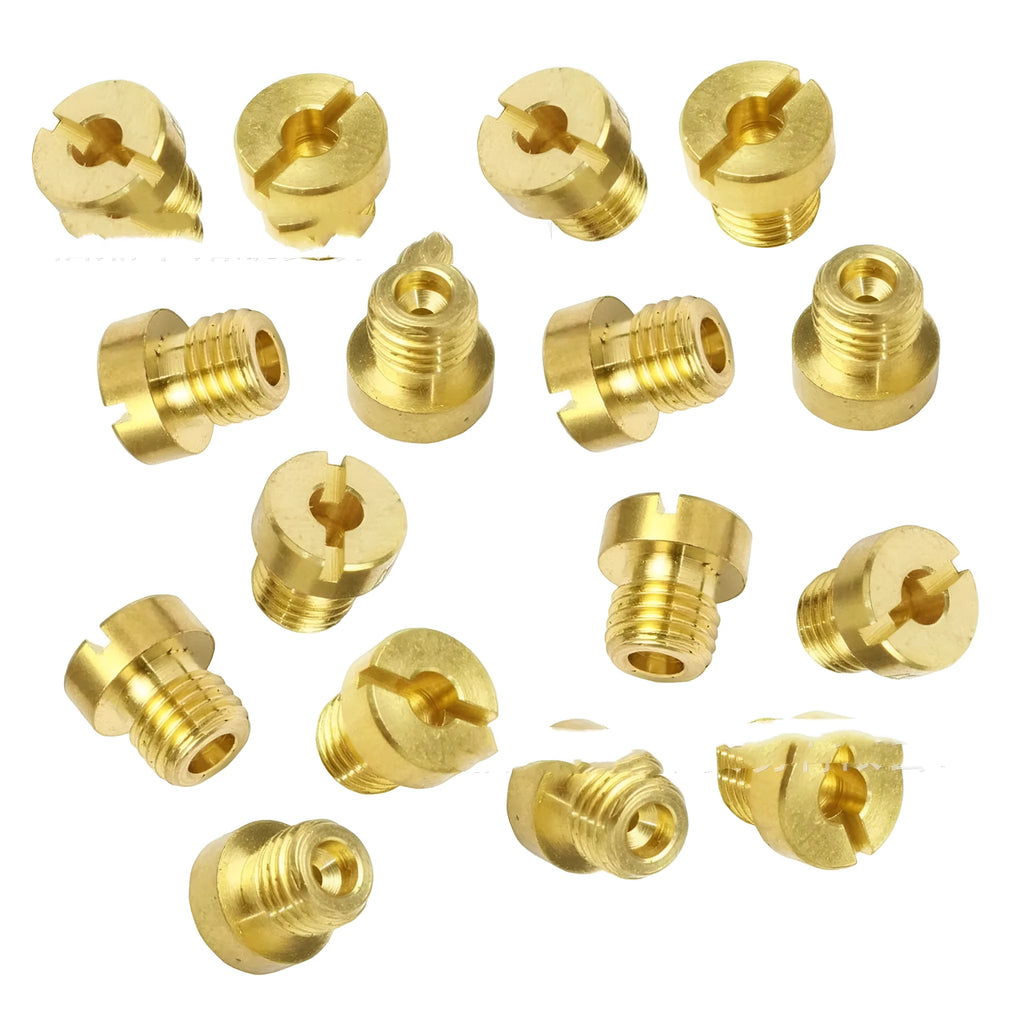 Brass M6 carburettor main jet nozzle for Derotto PHBN PHVA with size marking