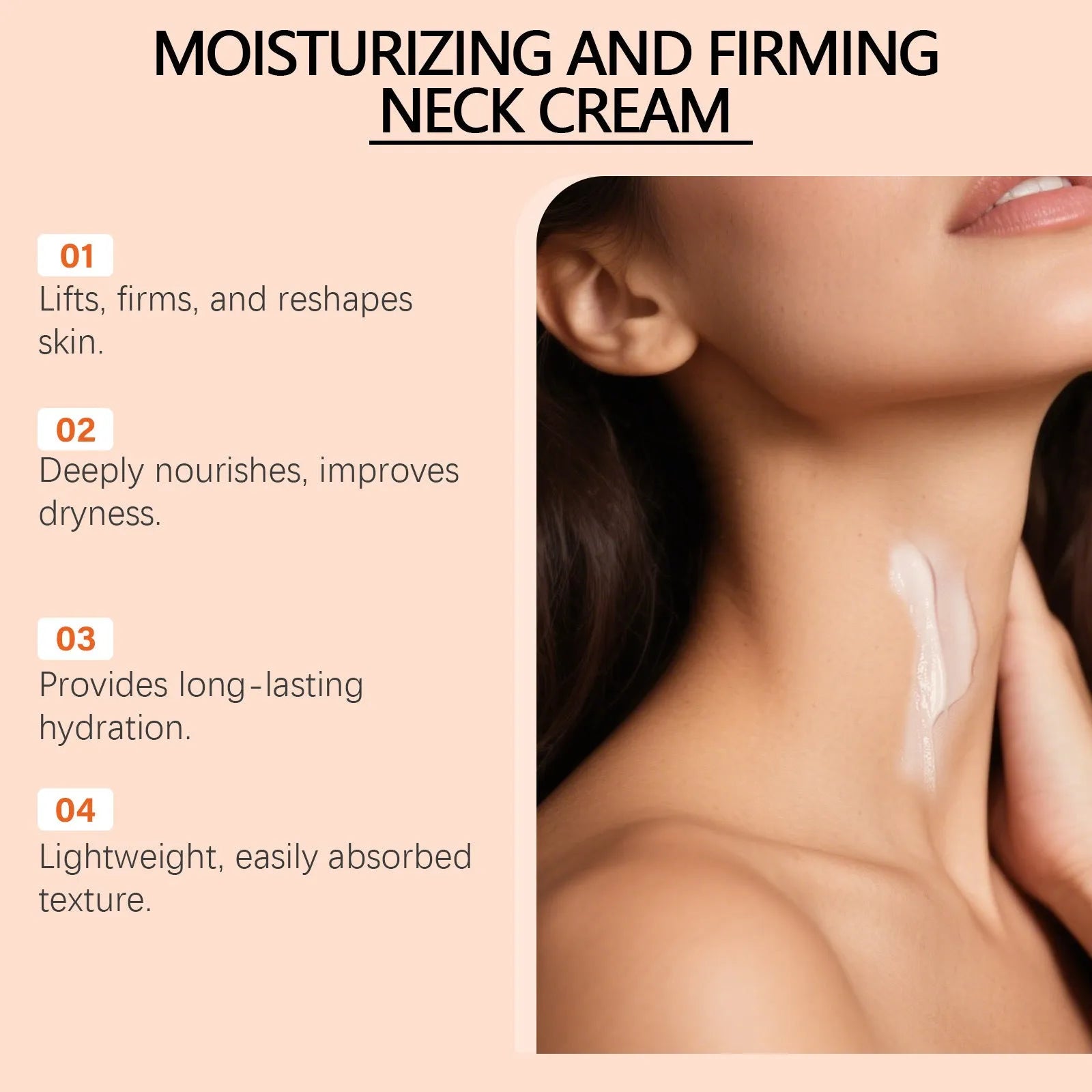Jar of 50g Daily Neck Contour Skin Moisturising Care Cream