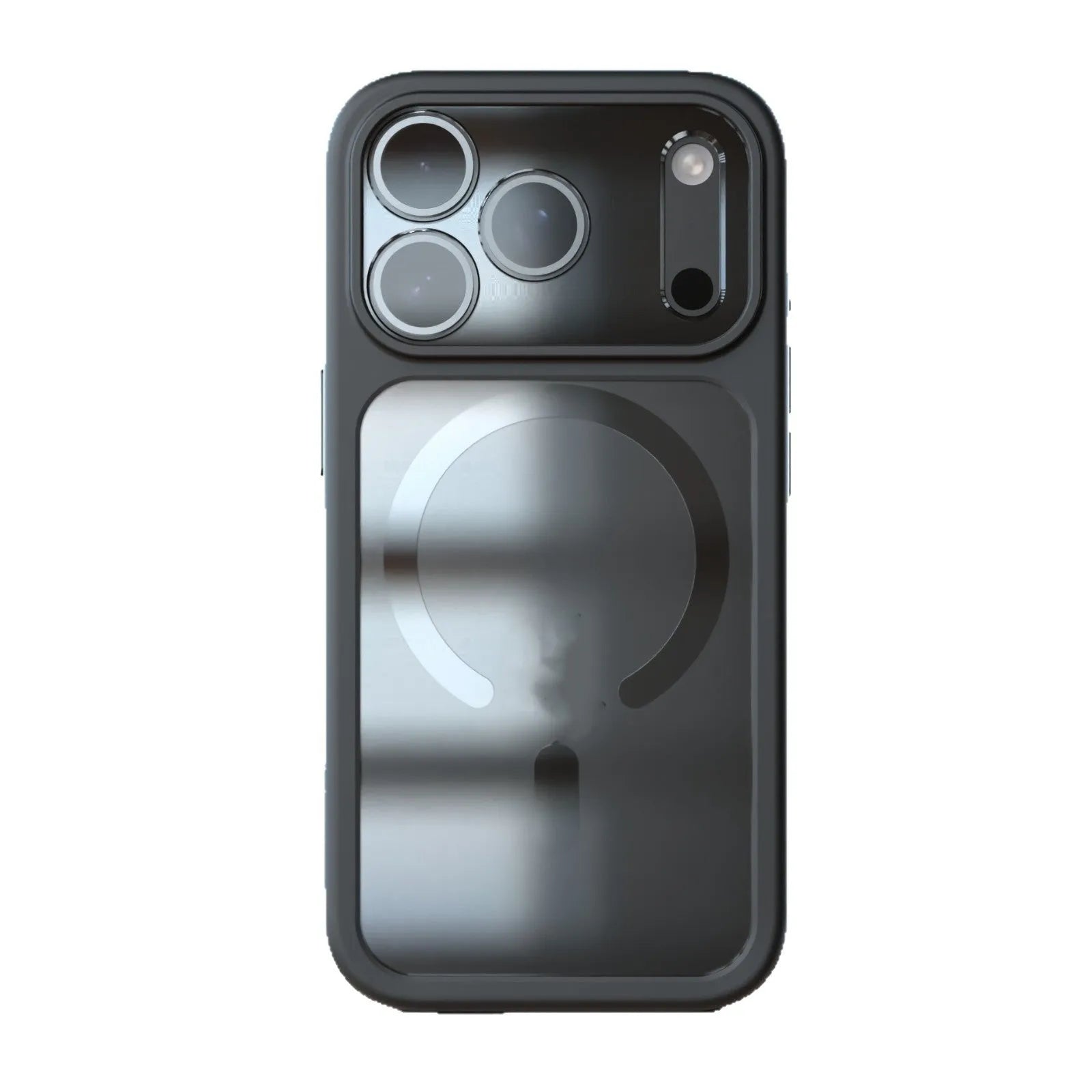 Two-in-one magnetic phone case for iPhone 17 Pro Max in black, dark blue or white colours