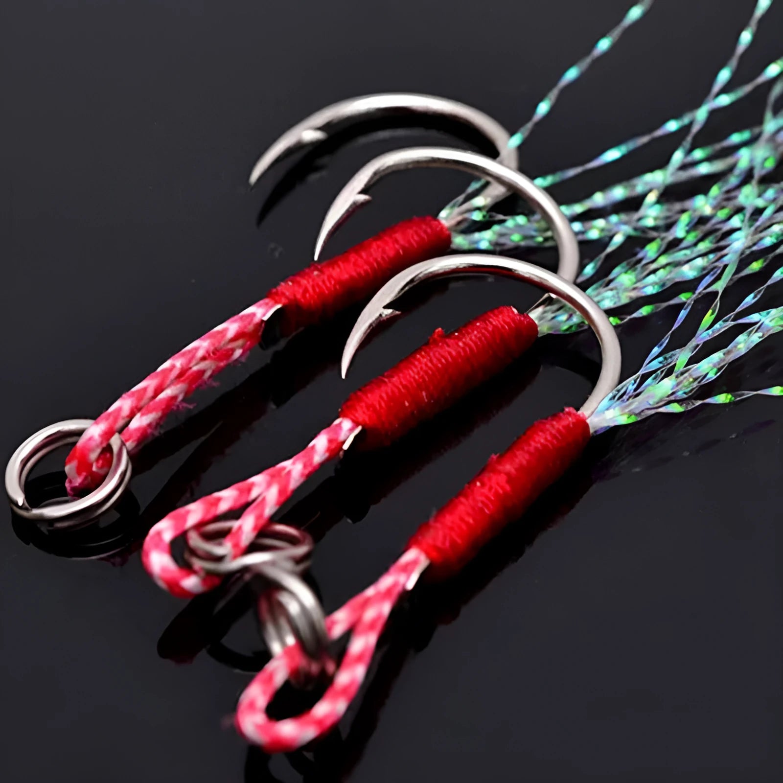 Bright wire iron plate single fishing hook shown on a white background, available in sizes from No. 9 to No. 14.