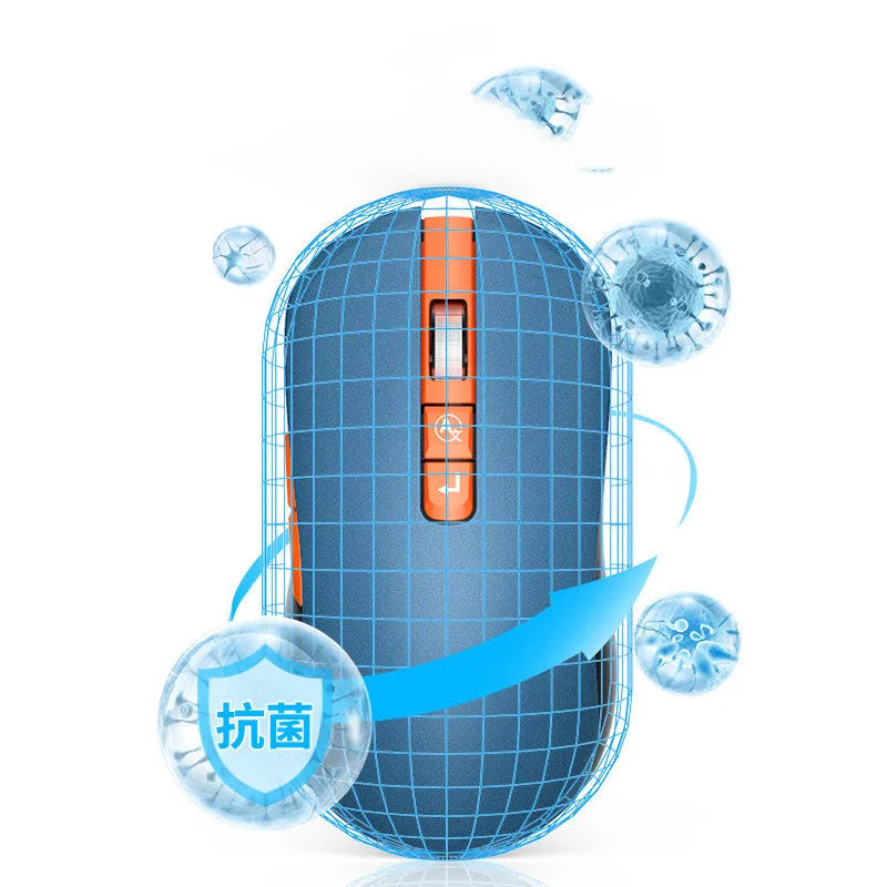 IFLYTEK voice translation wireless gaming mouse with 7 buttons on a desk.