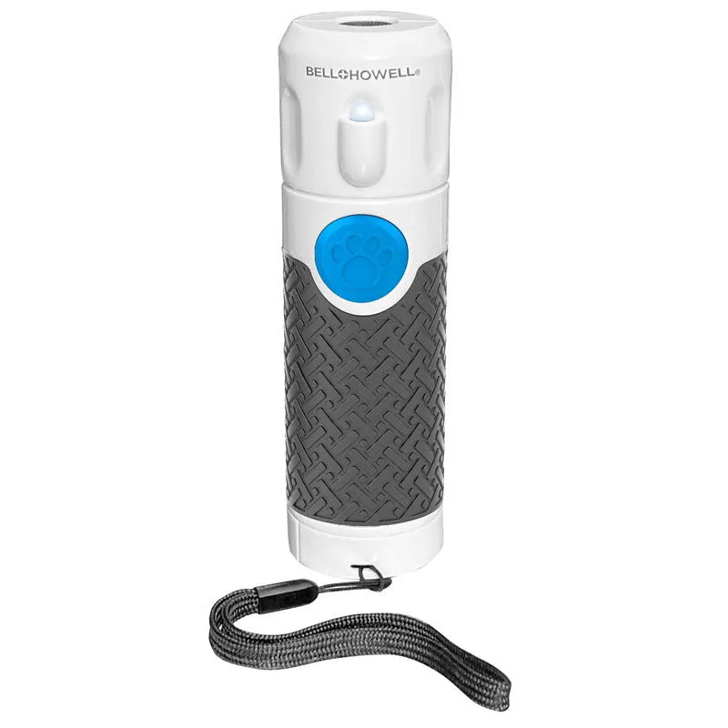 White ABS plastic ultrasonic handheld dog bark stop training device