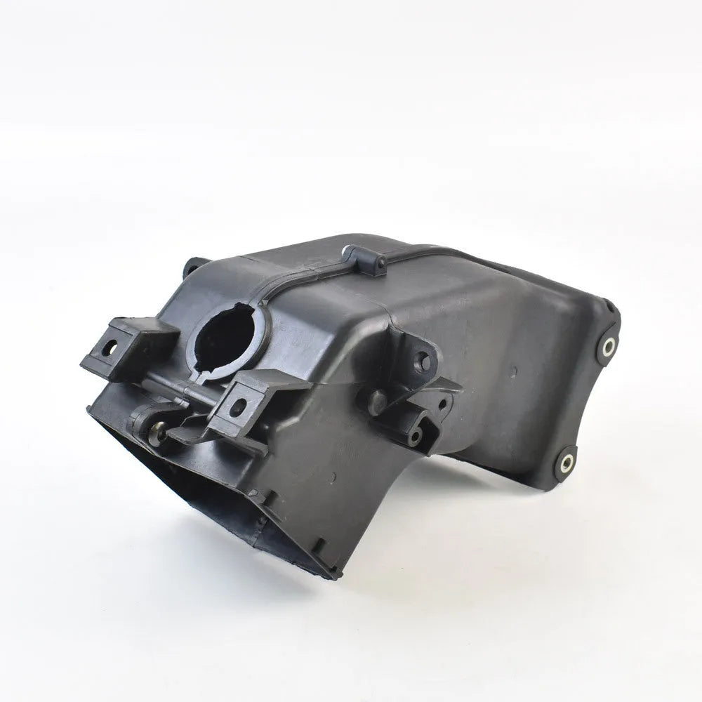 Black PVC motorcycle ventilation pipe for Yamaha intake systems, measuring 280mm by 170mm by 160mm.