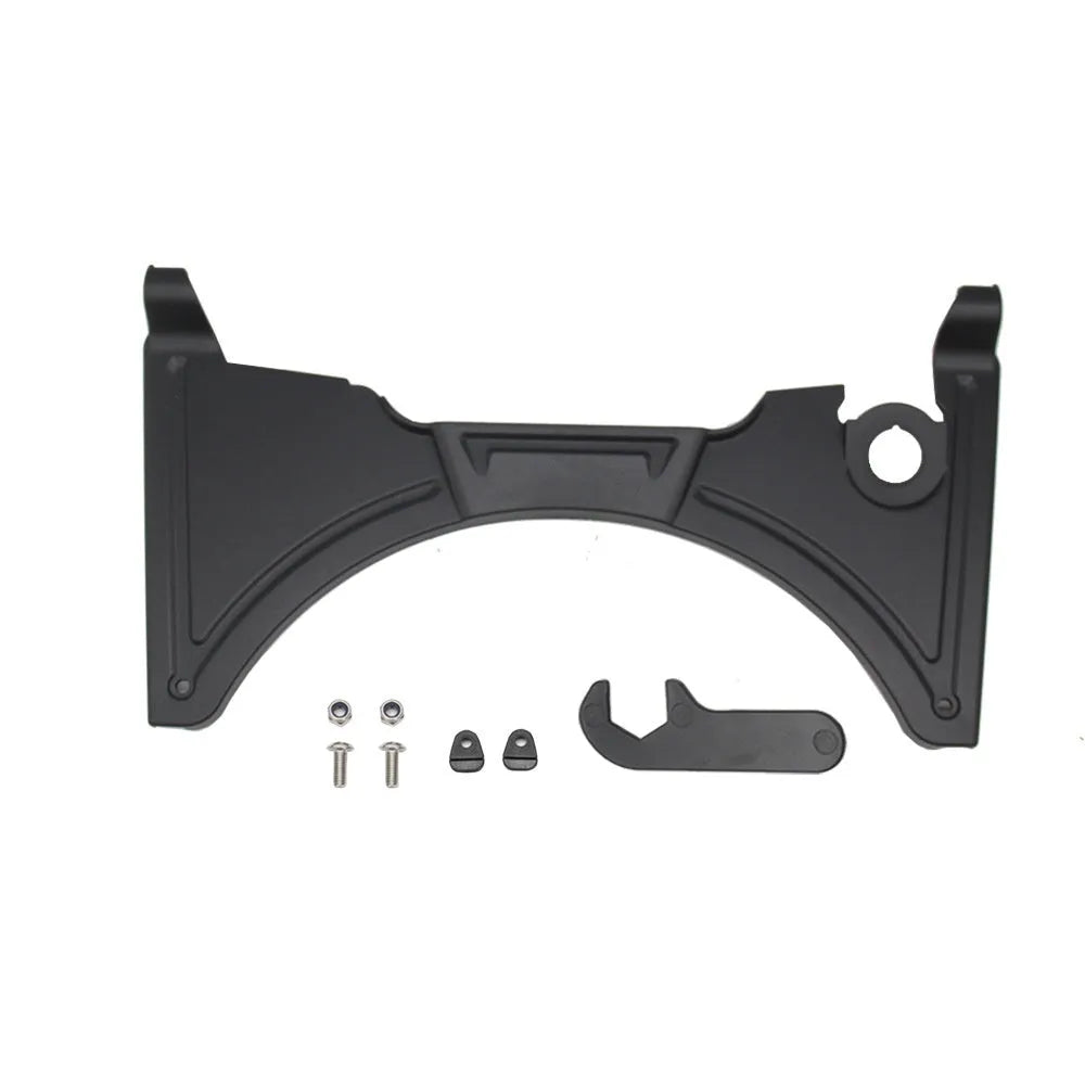 Black motorcycle cockpit fairing kit for BMW R1250GS and compatible R1200GS models