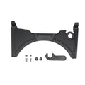 Black motorcycle cockpit fairing kit for BMW R1250GS and compatible R1200GS models