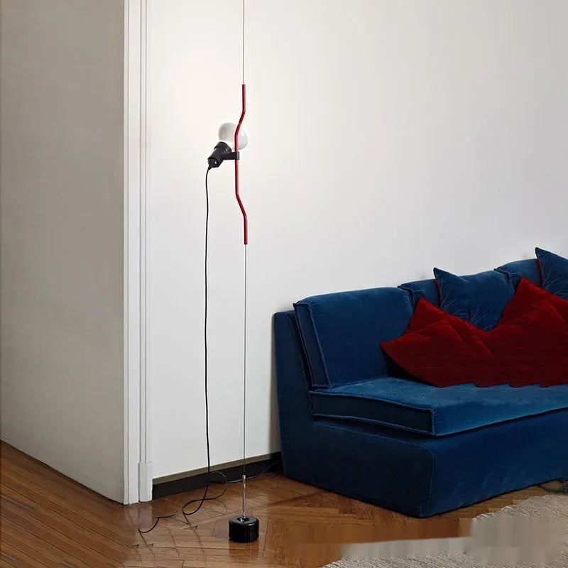 Italian adjustable small droplight alloy construction 3.5 m suspension wire modern simplicity black finish