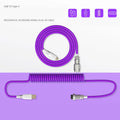 USB Type-C detachable mechanical keyboard cable with 2m copper wire in multiple colour options