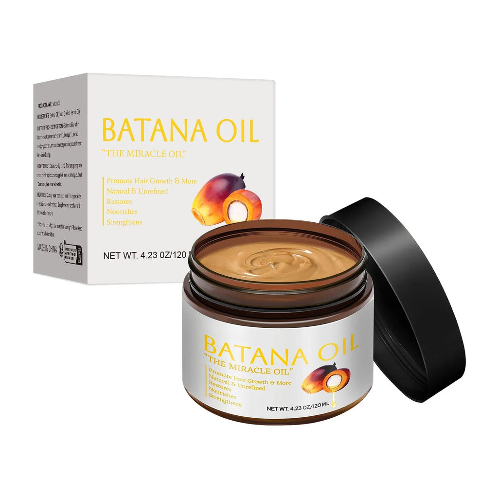 Batana Hair Mask 120ml jar with herbal fragrance for frizzy hair improvement