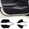 Carbon fibre protective film for Tesla Model S door control panels four-piece kit