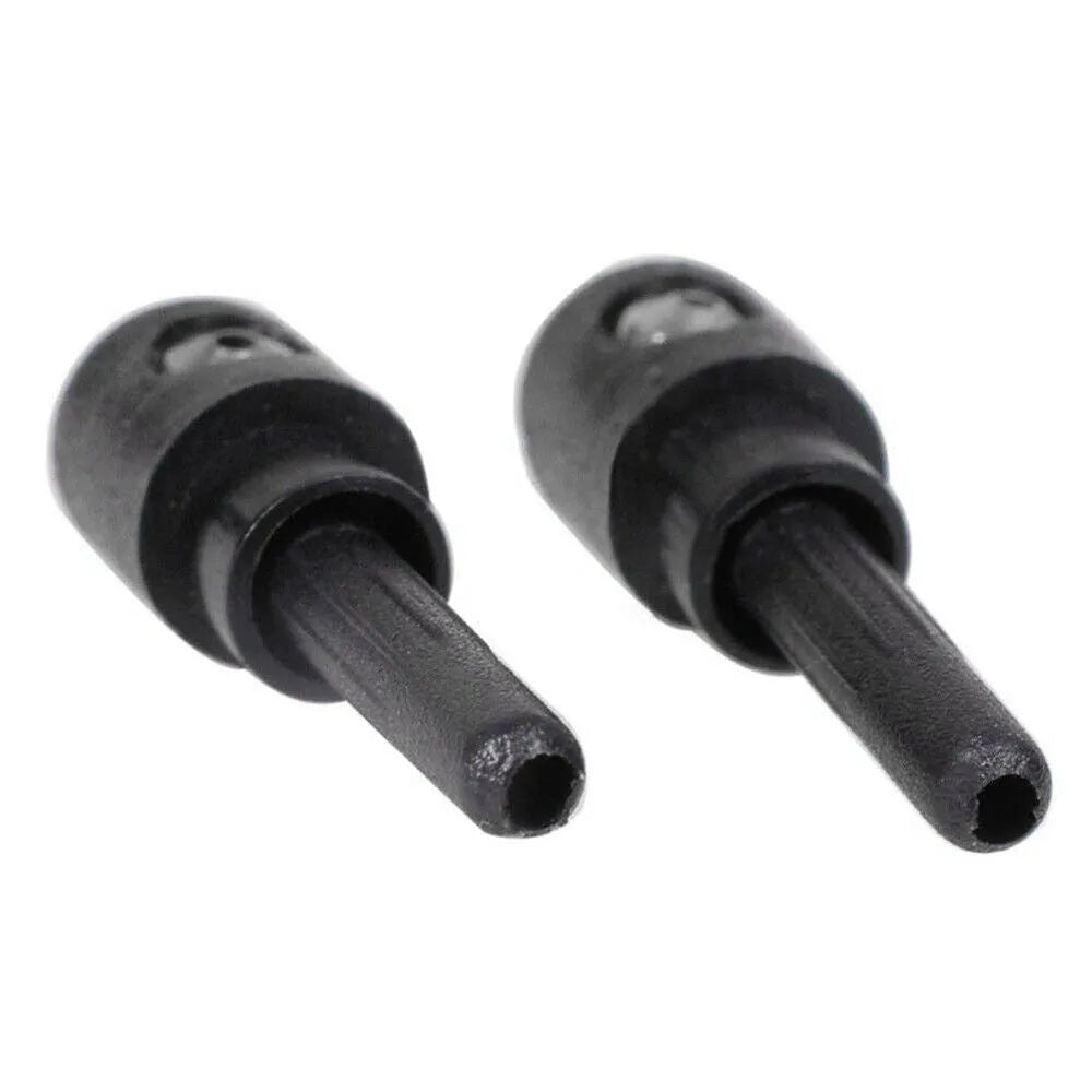 Black plastic rear windshield washer nozzle replacement part for Volkswagen Golf and Audi Skoda cars