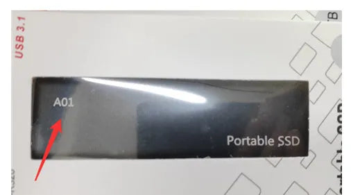 External SSD portable storage drive with ultra-thin metal shell in red, black, blue, and silver colour options