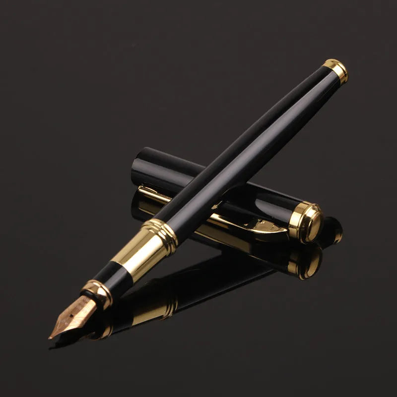Metal ballpoint pen with 0.5mm Iridium nib in red and black colour options