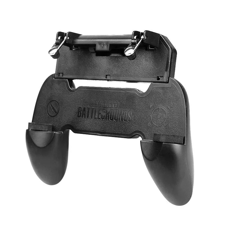 Black wired mobile phone gamepad with plug-in suit handle