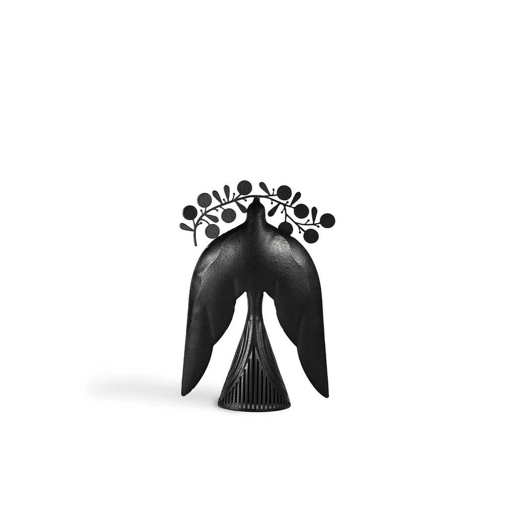 Handmade iron flying bird ornament in ancient Chinese style for TV cabinet display.
