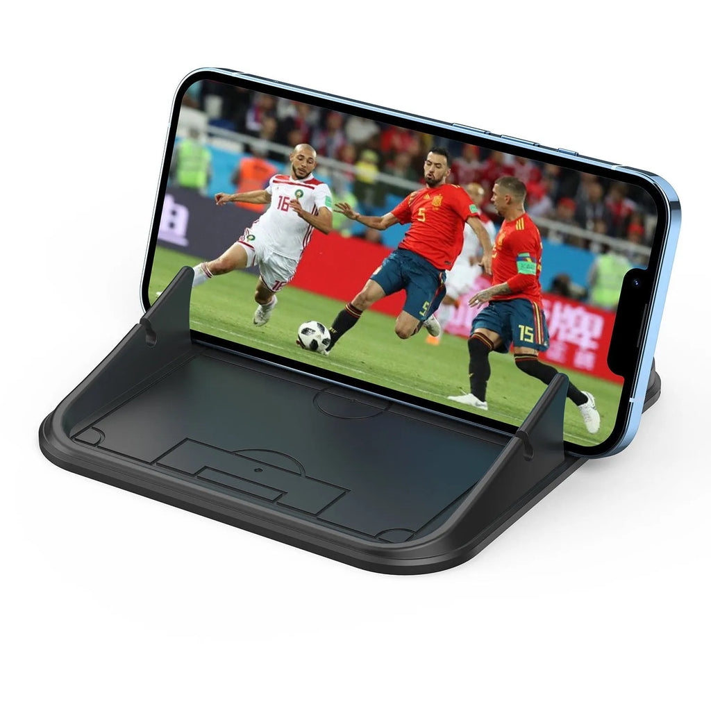 Silicone automobile phone holder with suction pad mount in Peak-X5 colour for dashboard or windscreen installation