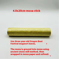 Stone moxibustion gua sha jar kit with moxa sticks, essential oil, and accessories