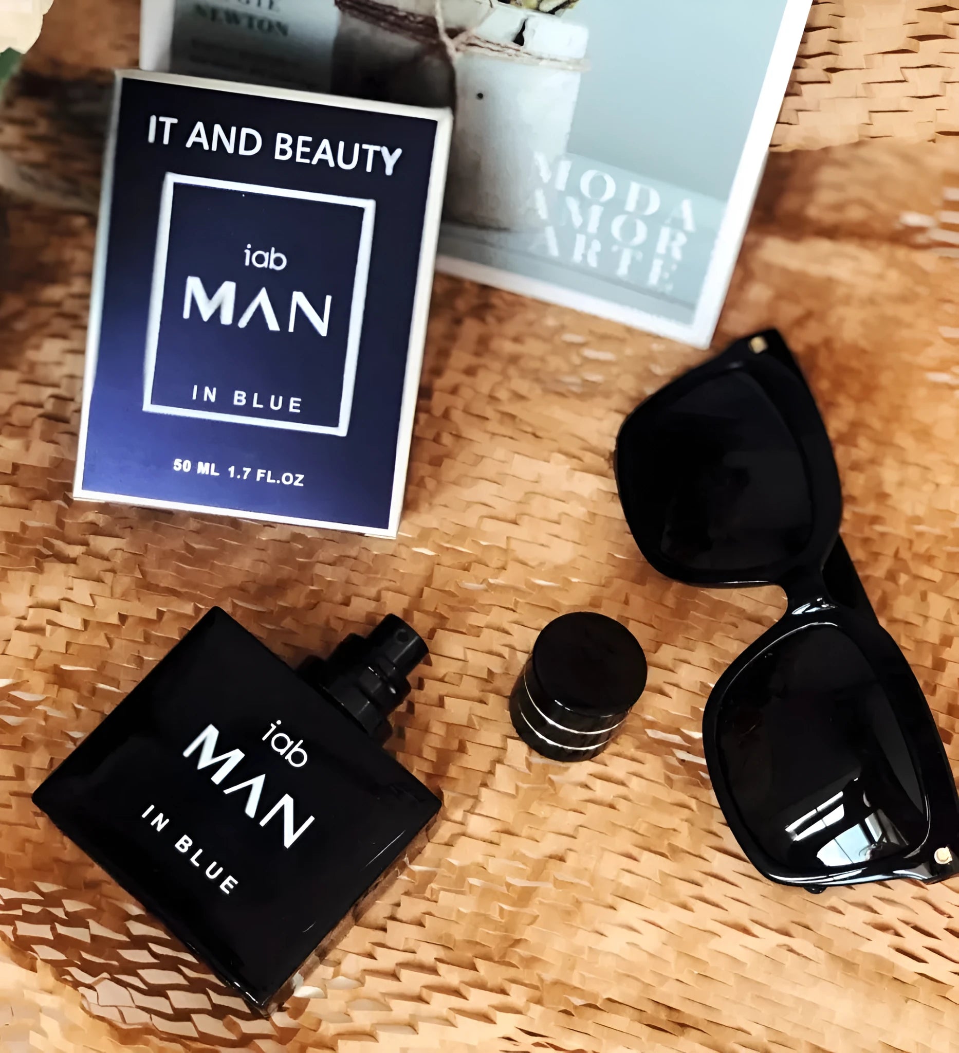 50ml men's perfume bottle with citrus fragrance for summer wear