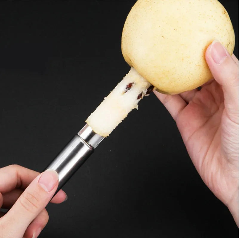 Stainless steel pineapple corer slicer kitchen tool with ABS handle for peeling and cutting fresh fruit
