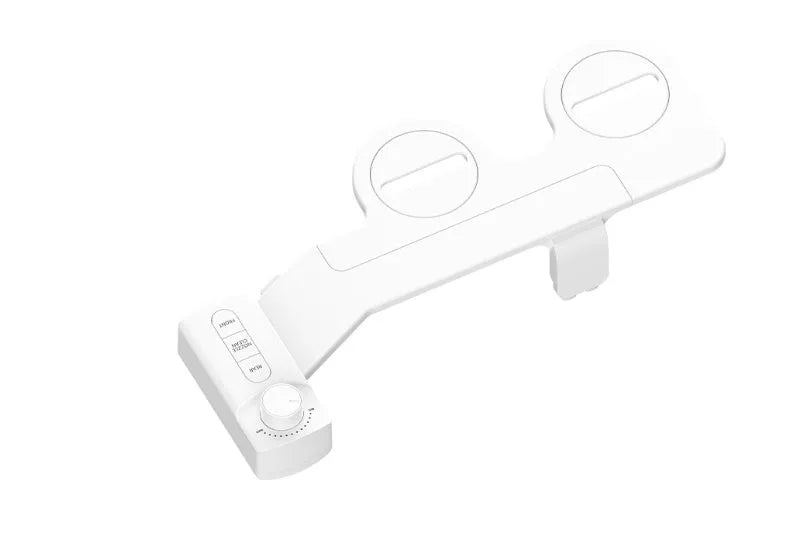 KB06 pure white water pressure cleaning tool with detachable ABS nozzle and copper connection fittings.