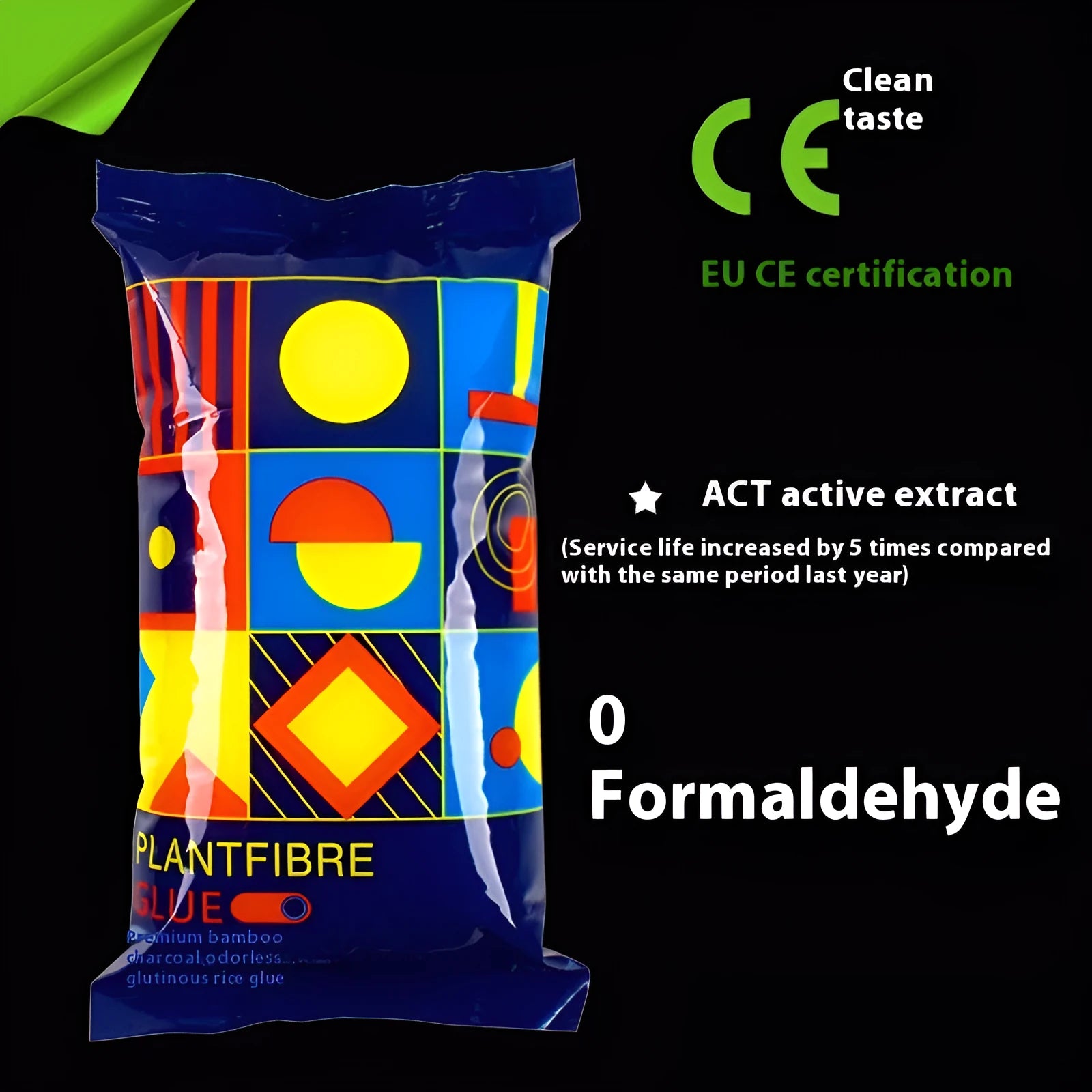 5 kg bag of Glue E formaldehyde-free glutinous rice wallpaper glue.