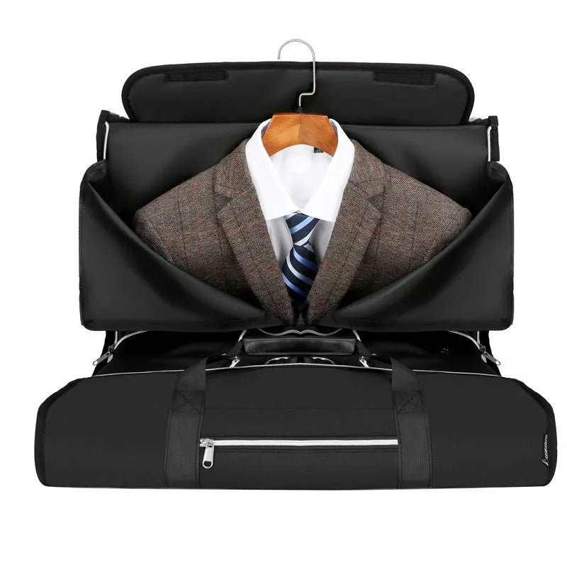 Oxford cloth storage sports bag in grey colour showing dry wet separation compartments