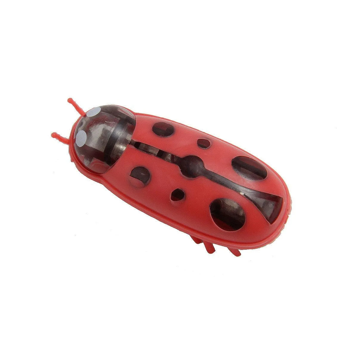 Electric toothbrush worm cat teaser toy showing iron cow and ladybug designs with nano jumping insect motion