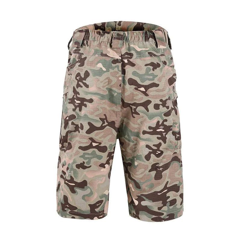 Tactical trousers in Black – 65% polyester 35% cotton blend, waterproof, windproof, breathable, for outdoor hiking and camping
