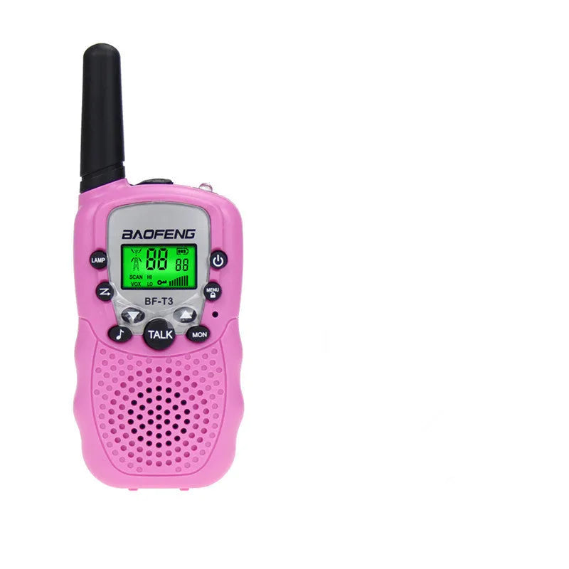 Children's walkie talkie set with 22 channels in blue colour for outdoor communication
