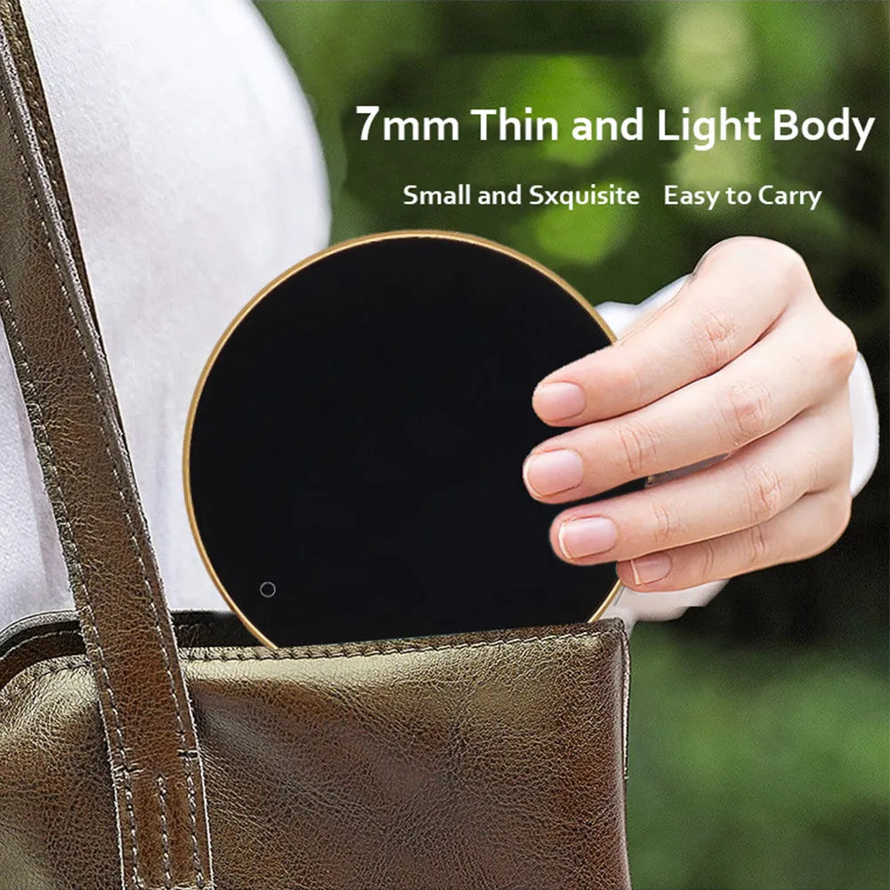 Black USB heating coaster for coffee mugs with touch temperature controls