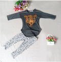 Children's two-piece casual summer pants suit set in black, short sleeves, for ages 3-8.