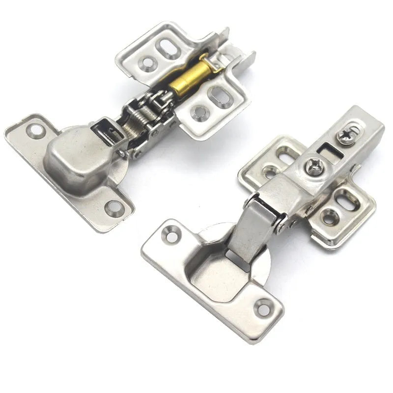 Cold rolled steel hydraulic cabinet hinge with nickel plating and damping cushion