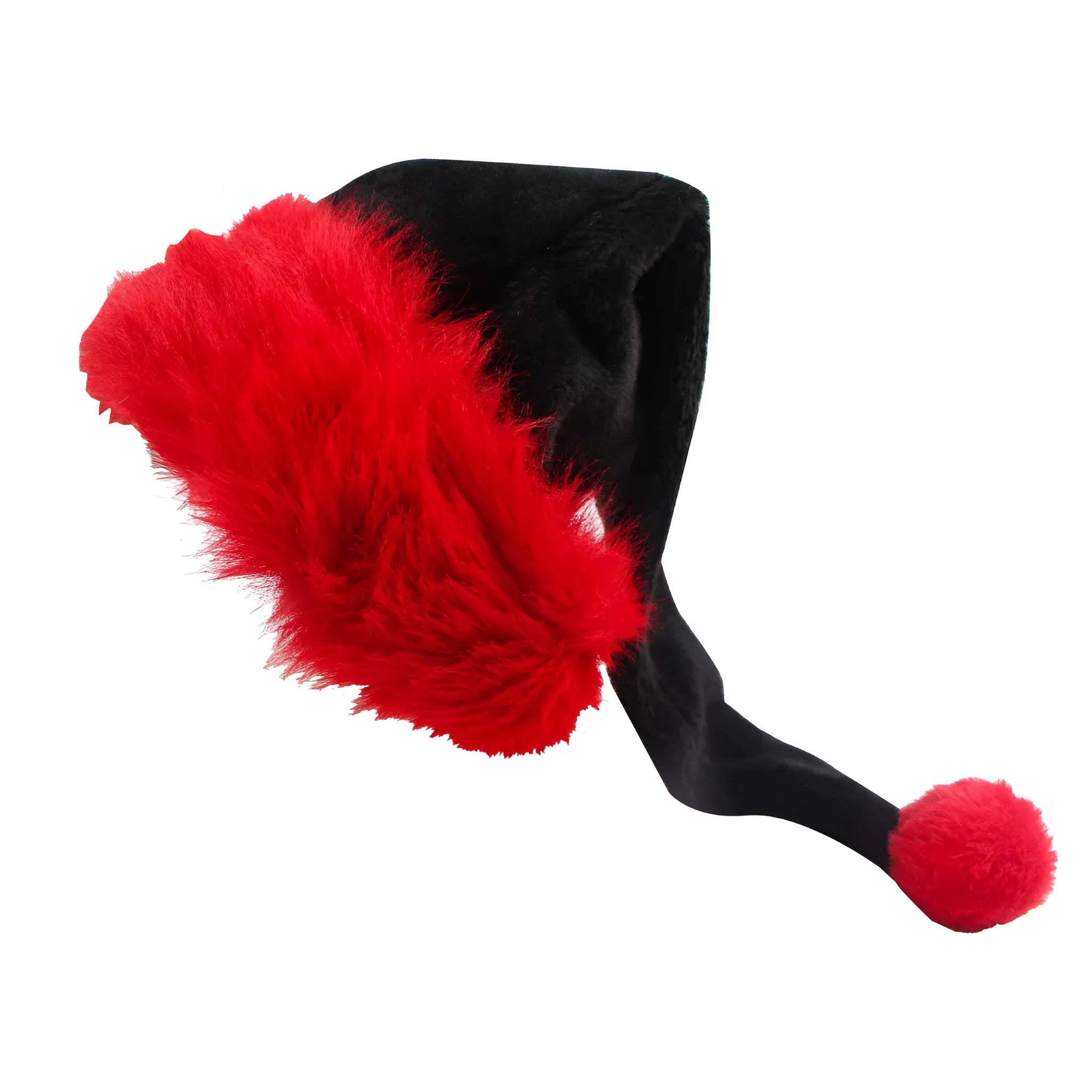 Thickened polyester Christmas hat in European classical style measuring 56x30cm