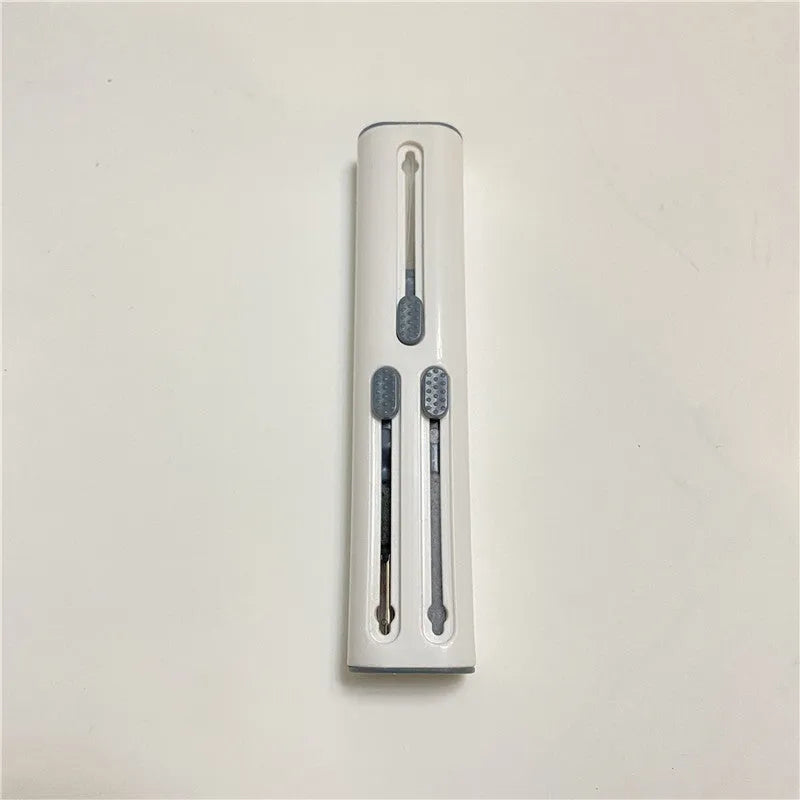 Bluetooth earphone cleaning kit with multiple heads for AirPods Pro and computer keyboards