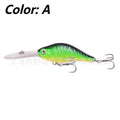 Little Fat Man deep diving fishing lure measuring 10.5 cm in length with long tongue board design