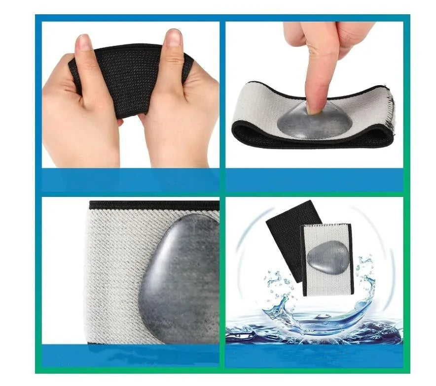 Flat foot bow support elastic foot bandage with heart pad design in ordinary and full heart styles