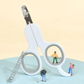 Professional pet nail clippers with curved tips and rubber-coated ergonomic handle