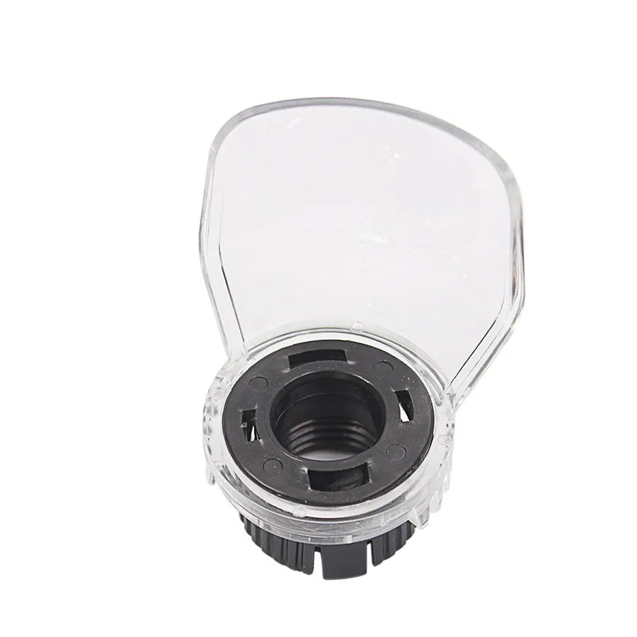 Transparent plastic face shield for Delta grinders with 17.5-19mm thread port