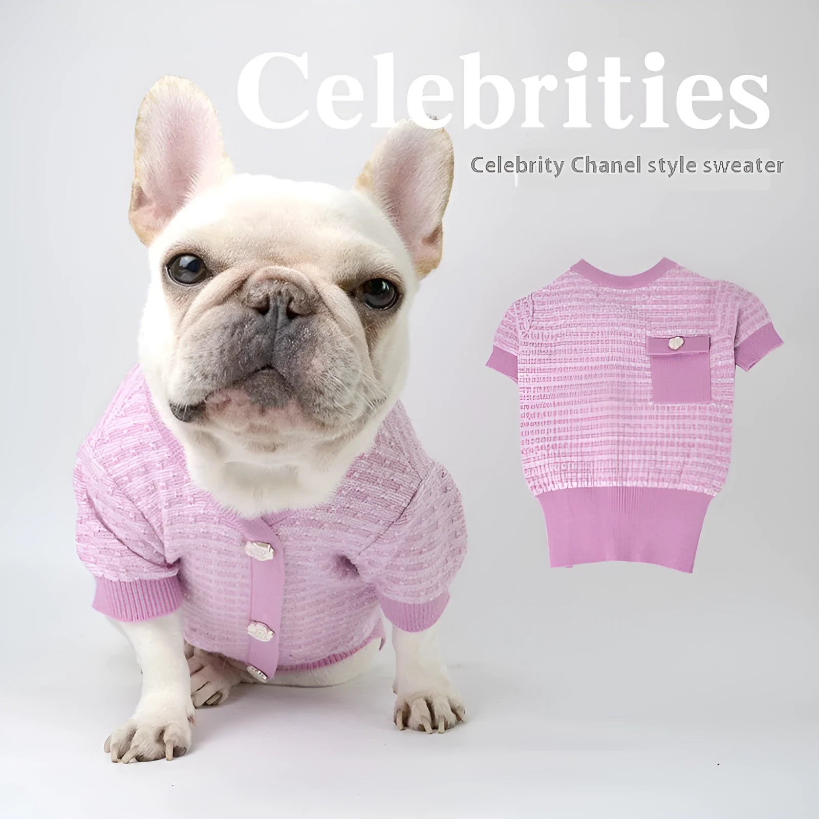 Wool fabric Schnauzer dog clothing in classic style for autumn and winter seasons